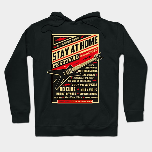 Quarantine Social Distancing Stay Home Festival 2020 Hoodie by sheepmerch